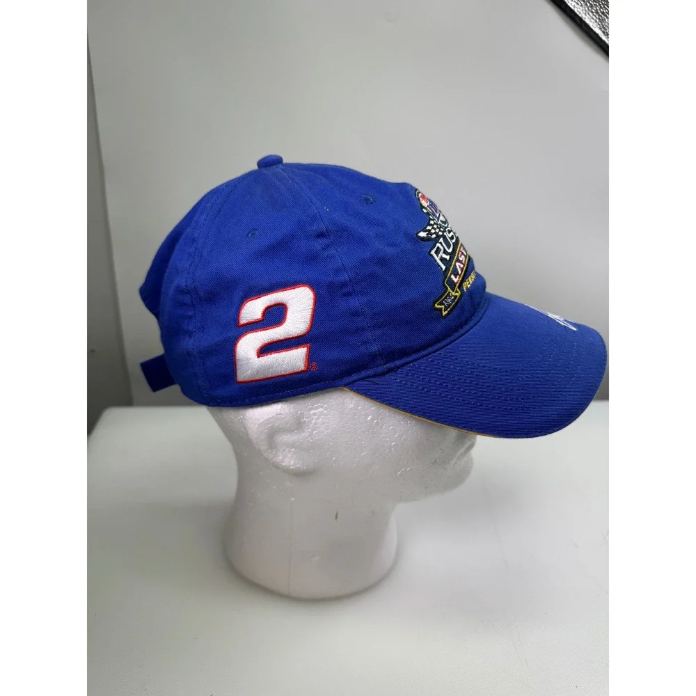 Callaway Golf Rusty Wallace Men‎ OSFA Blue Miller Lite Last Call NASCAR Cap
